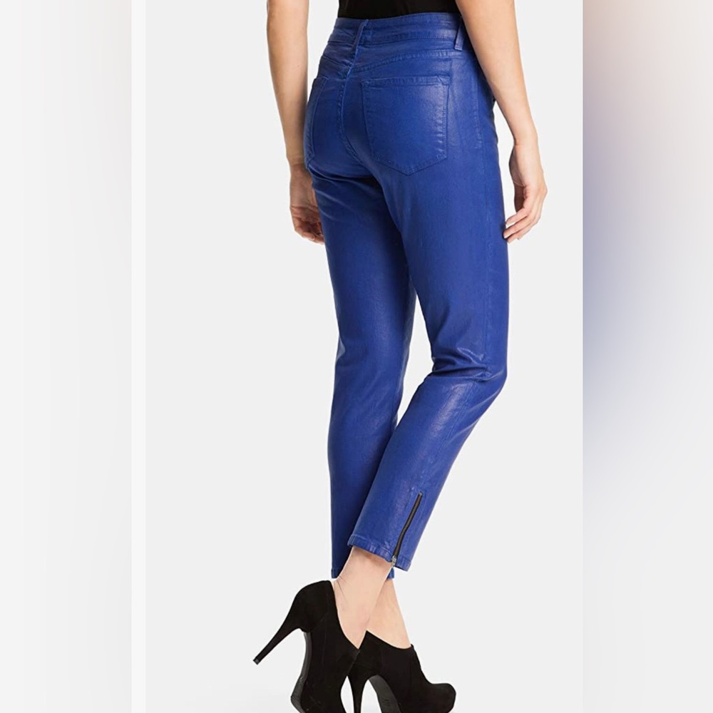 NEW NWT NYDJ Angelina Legging Coated Denim Princess - Picture 3 of 5